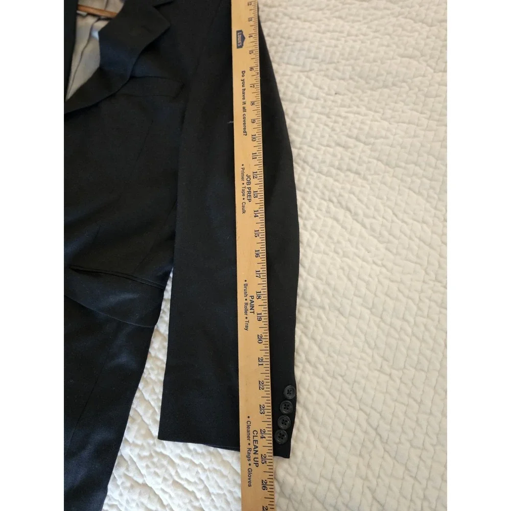 Jack Victor Montreal Loro‎ Piana 100% Cashmere Blazer Sports Coat Mens 42L Black